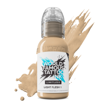 World Famous Limitless Tattoofarbe - Light Flesh 1 - 30ml.